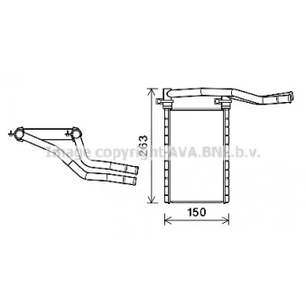 Système de chauffage AVA QUALITY COOLING SZA6146