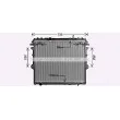 Radiateur, refroidissement du moteur AVA QUALITY COOLING TO2753 - Visuel 1