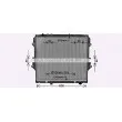 Radiateur, refroidissement du moteur AVA QUALITY COOLING TO2757 - Visuel 1
