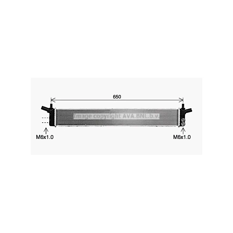 Radiateur, batterie de traction AVA QUALITY COOLING TO2783