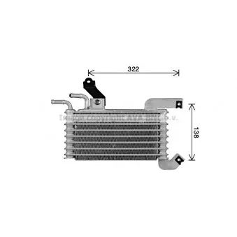 Radiateur d'huile de boîte automatique AVA QUALITY COOLING
