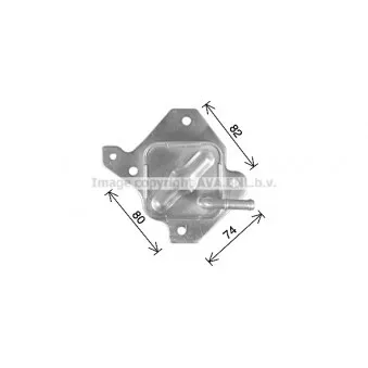 Radiateur d'huile AVA QUALITY COOLING TO3776