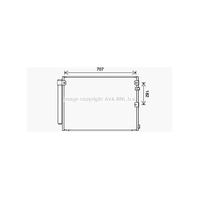 Condenseur, climatisation AVA QUALITY COOLING TO5731D
