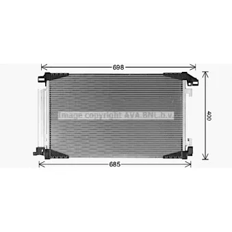 Condenseur, climatisation AVA QUALITY COOLING TO5790D
