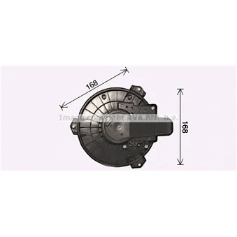 Moteur électrique, pulseur d'air habitacle AVA QUALITY COOLING TO8751