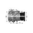 Compresseur, climatisation AVA QUALITY COOLING TOK768 - Visuel 1