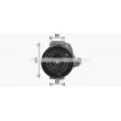 Compresseur, climatisation AVA QUALITY COOLING TOK775 - Visuel 2