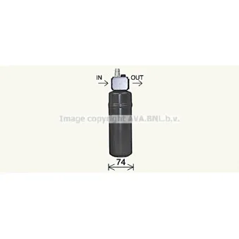 Filtre déshydratant, climatisation AVA QUALITY COOLING VLD135