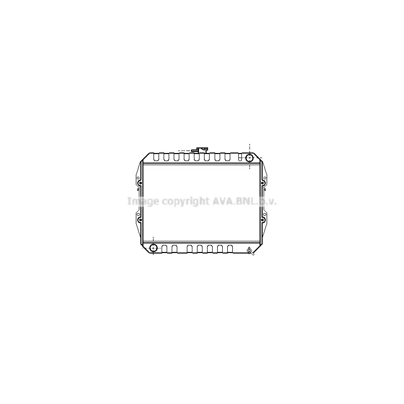 Radiateur, refroidissement du moteur AVA QUALITY COOLING VN2090