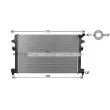 Radiateur, refroidissement du moteur AVA QUALITY COOLING VN2426 - Visuel 1
