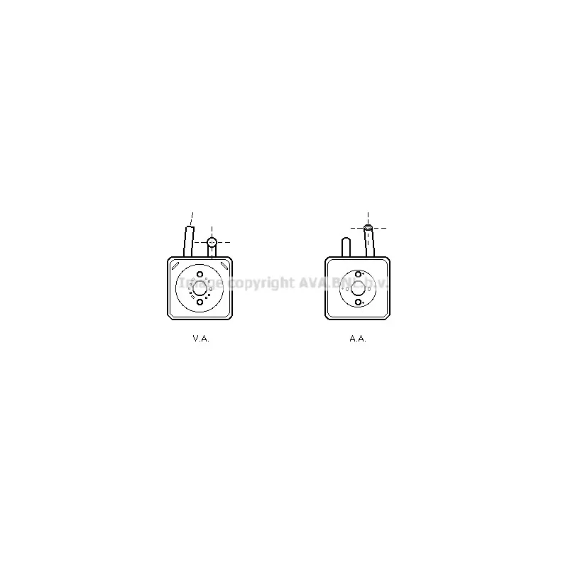 Radiateur d'huile AVA QUALITY COOLING VN3089