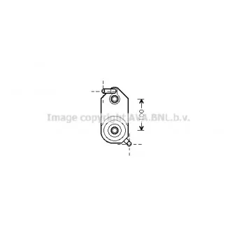Radiateur d'huile de boîte automatique AVA QUALITY COOLING VN3110