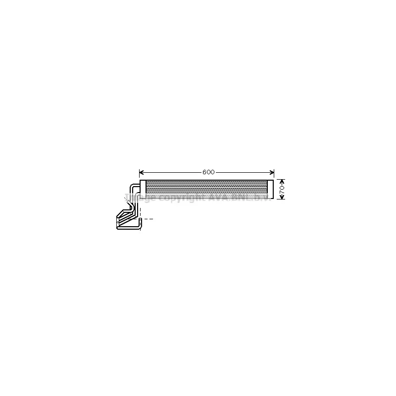 Radiateur d'huile, direction AVA QUALITY COOLING VN3264
