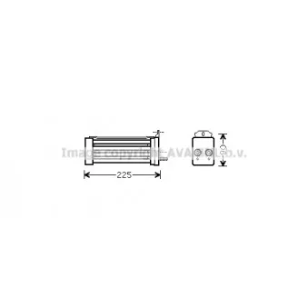 Radiateur d'huile AVA QUALITY COOLING VN3276