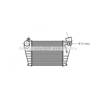 Intercooler, échangeur AVA QUALITY COOLING VN4200