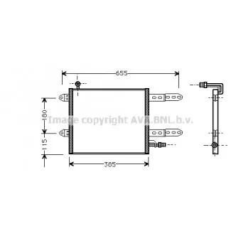Condenseur, climatisation AVA QUALITY COOLING VN5150