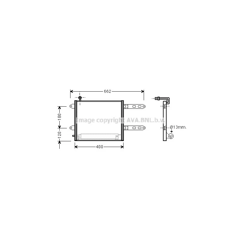 Condenseur, climatisation AVA QUALITY COOLING VN5178D
