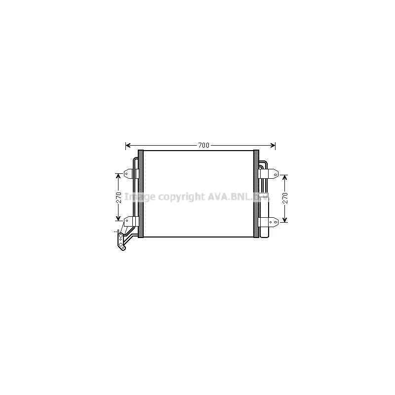 Condenseur, climatisation AVA QUALITY COOLING VN5291D