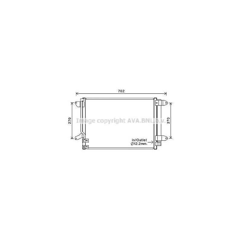 Condenseur, climatisation AVA QUALITY COOLING VN5330D