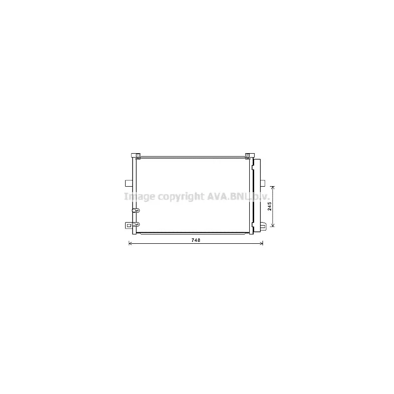 Condenseur, climatisation AVA QUALITY COOLING VN5369D