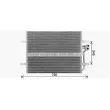 Condenseur, climatisation AVA QUALITY COOLING VN5418 - Visuel 1