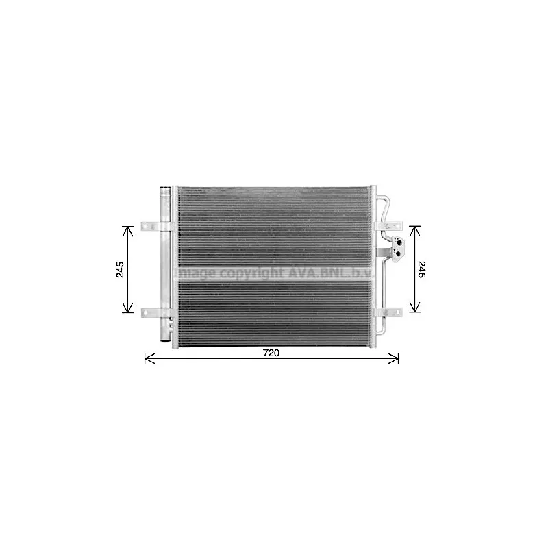 Condenseur, climatisation AVA QUALITY COOLING VN5433D
