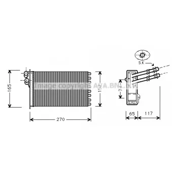 Système de chauffage AVA QUALITY COOLING VN6175