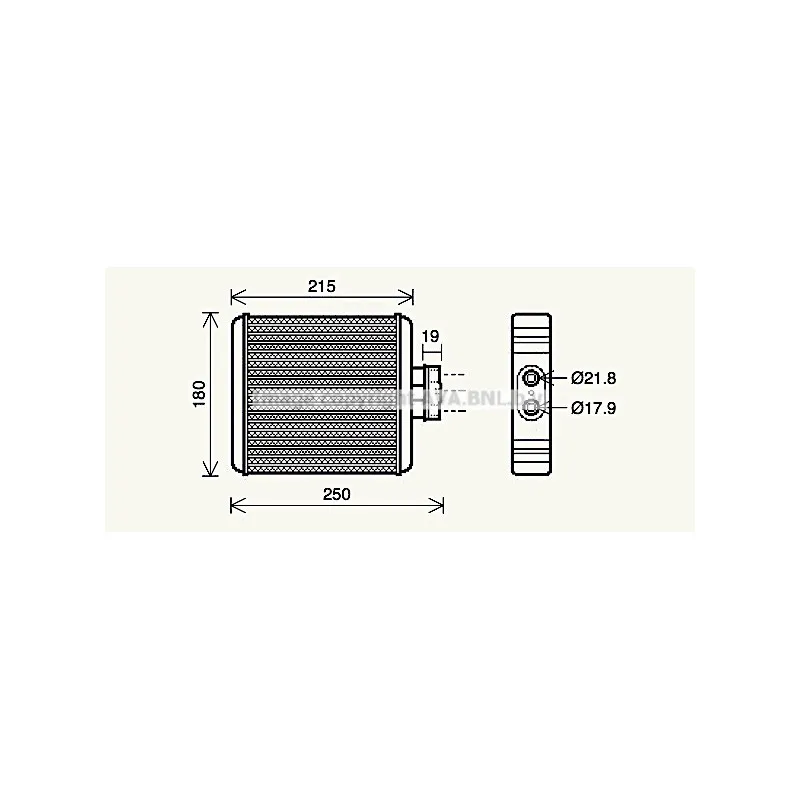 Système de chauffage AVA QUALITY COOLING VN6196