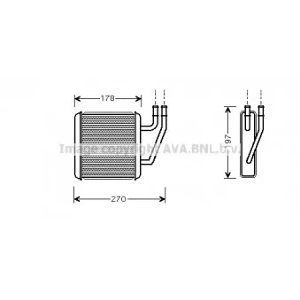 Système de chauffage AVA QUALITY COOLING VN6203