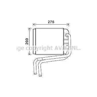 Système de chauffage AVA QUALITY COOLING VN6378