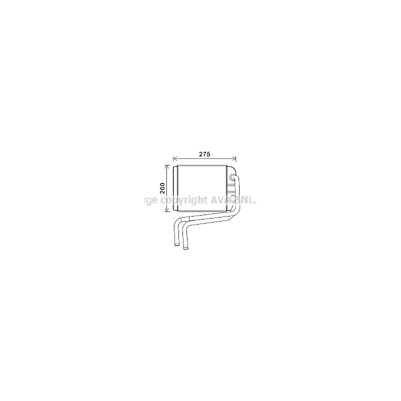 Système de chauffage AVA QUALITY COOLING VN6378