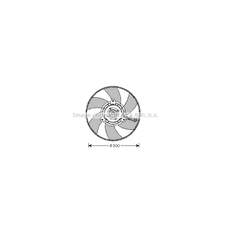 Ventilateur, refroidissement du moteur AVA QUALITY COOLING VN7517
