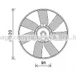 Ventilateur, refroidissement du moteur AVA QUALITY COOLING VN7538 - Visuel 1