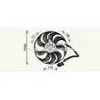 Ventilateur, refroidissement du moteur AVA QUALITY COOLING VN7546 - Visuel 1