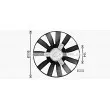 Ventilateur, refroidissement du moteur AVA QUALITY COOLING VN7548 - Visuel 1