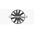 Ventilateur, refroidissement du moteur AVA QUALITY COOLING VN7548 - Visuel 2