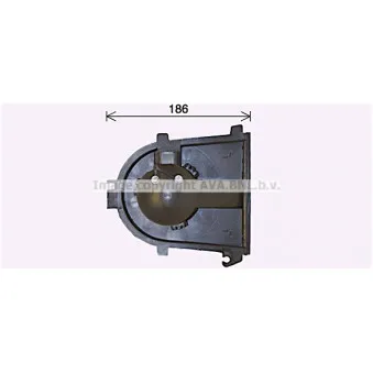 Moteur électrique, pulseur d'air habitacle AVA QUALITY COOLING VN8410