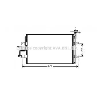 Condenseur, climatisation AVA QUALITY COOLING VNA5262