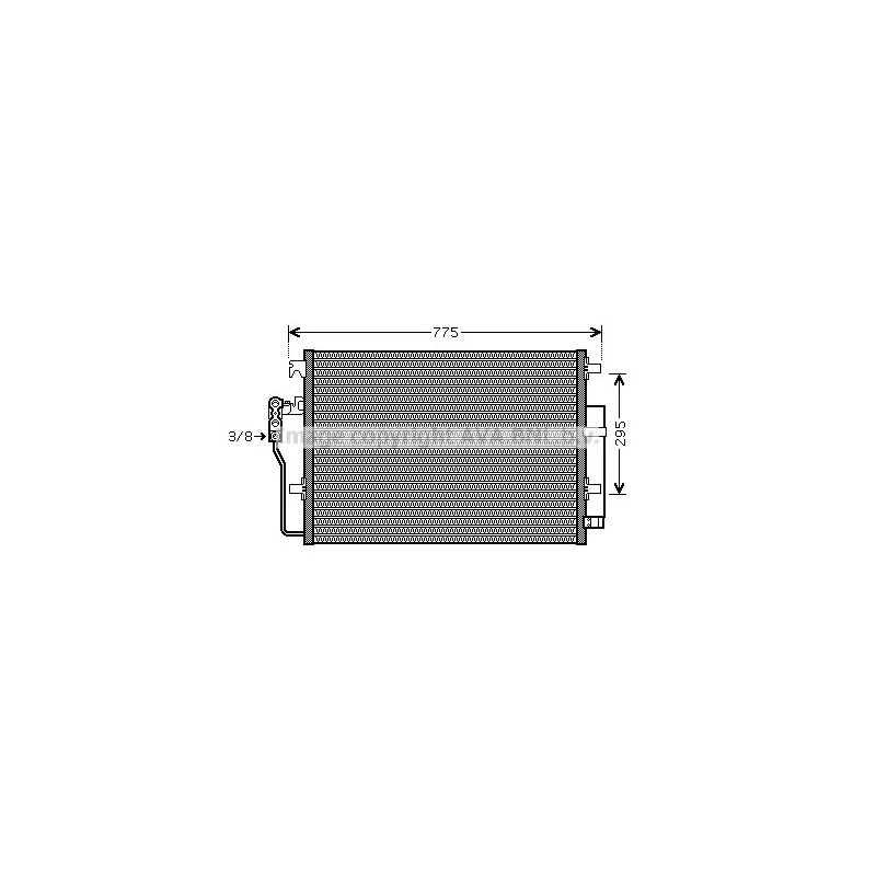 Condenseur, climatisation AVA QUALITY COOLING VNA5277D