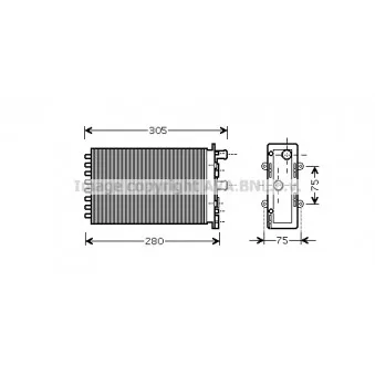 Système de chauffage AVA QUALITY COOLING VNA6239