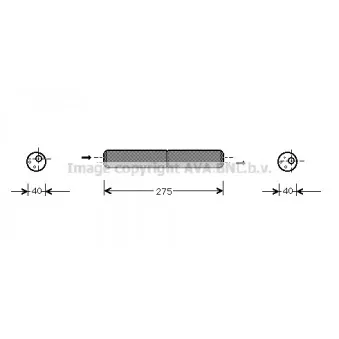 Filtre déshydratant, climatisation AVA QUALITY COOLING VND021