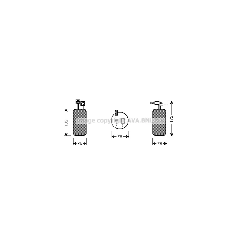 Filtre déshydratant, climatisation AVA QUALITY COOLING VND052