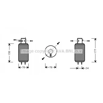 Filtre déshydratant, climatisation AVA QUALITY COOLING VND165
