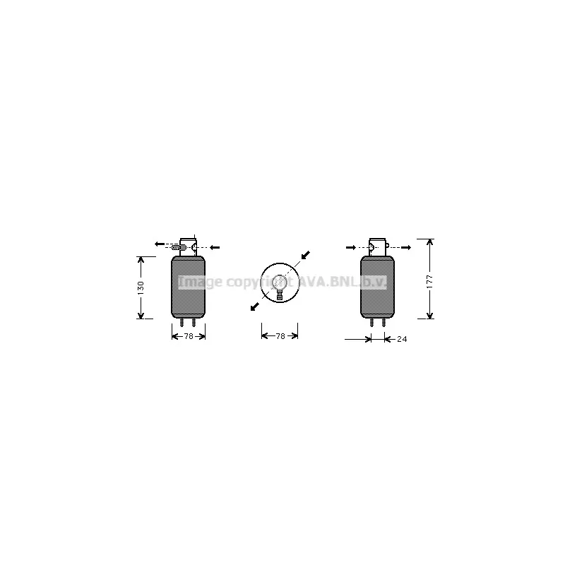 Filtre déshydratant, climatisation AVA QUALITY COOLING VND165