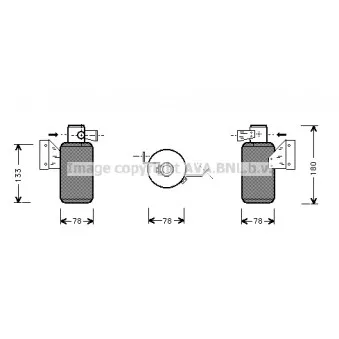 Filtre déshydratant, climatisation AVA QUALITY COOLING VND166