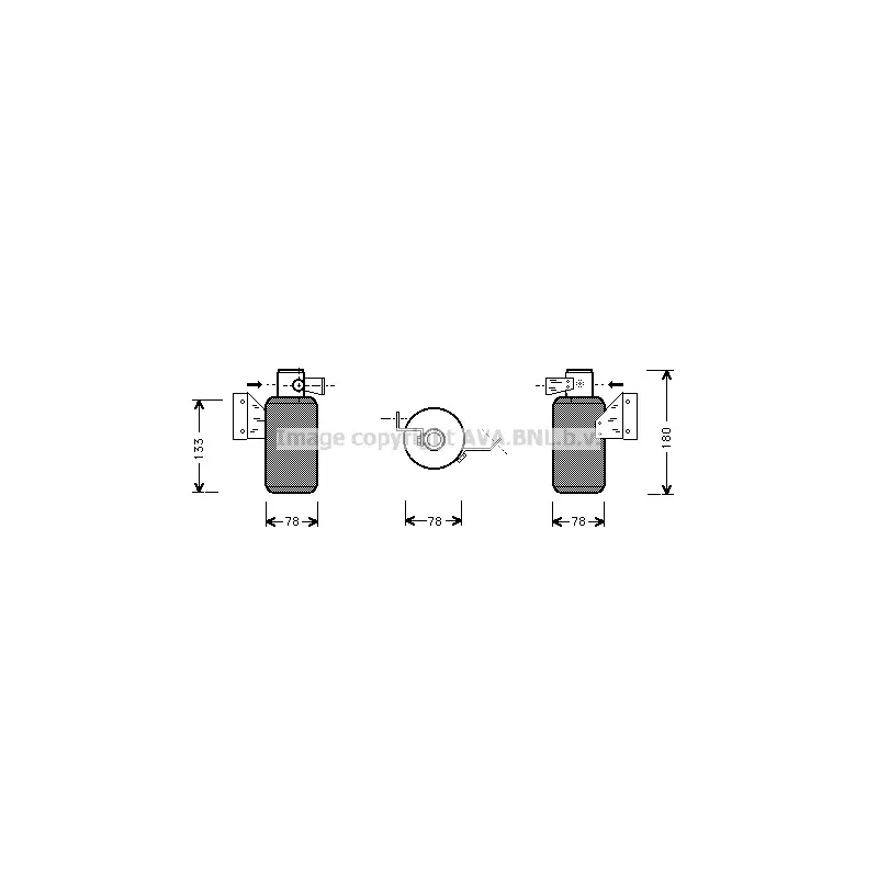 Filtre déshydratant, climatisation AVA QUALITY COOLING VND166