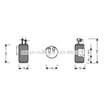 Filtre déshydratant, climatisation AVA QUALITY COOLING VND169