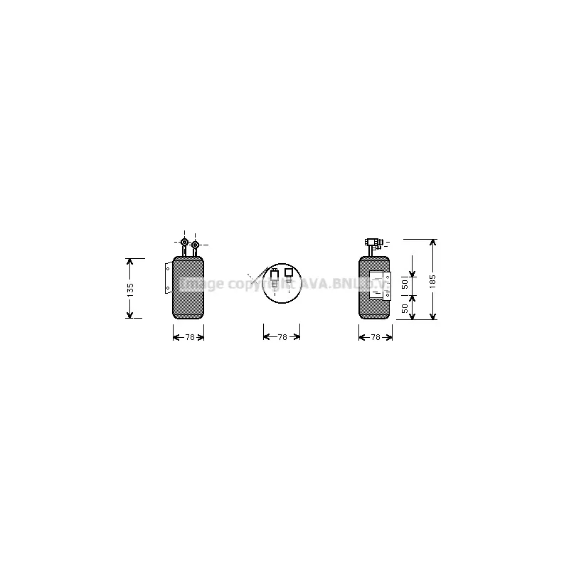 Filtre déshydratant, climatisation AVA QUALITY COOLING VND169