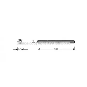 Filtre déshydratant, climatisation AVA QUALITY COOLING VND212