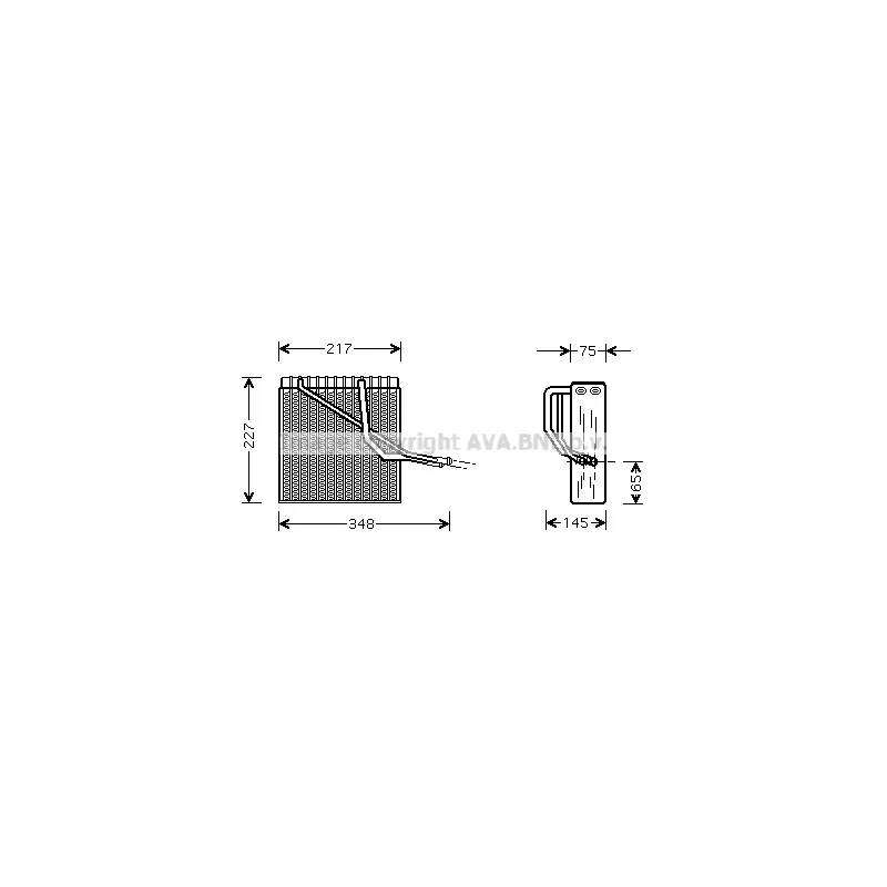 Évaporateur climatisation AVA QUALITY COOLING VNV055